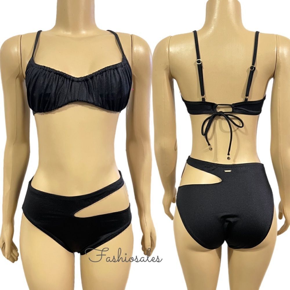 Victorias Secret Set Ruched Wicked Push Up without padding Bikini Top & Bottom